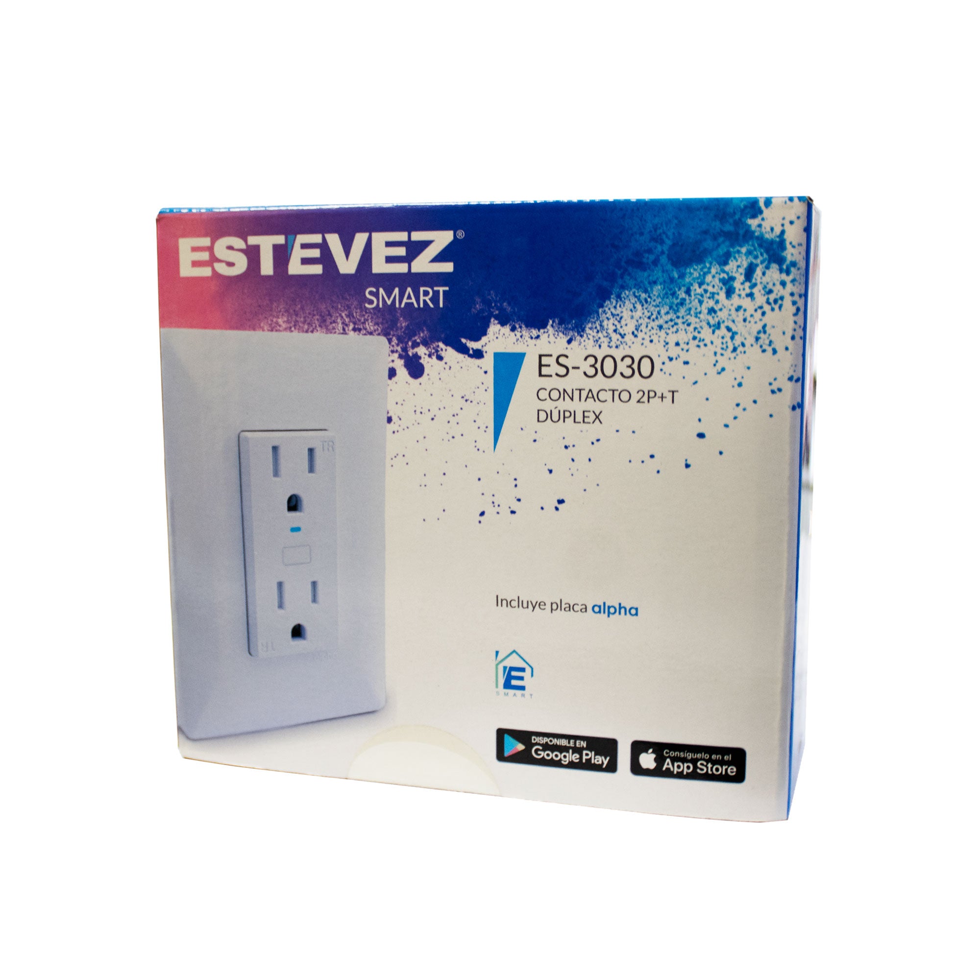 Contacto Duplex Smart WiFi Blanco- Estevez